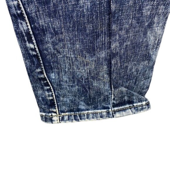 Parasuco Men's Blue 9HRIKER Distressed Stone Wash Slim Jeans US 38 x 34 - Picture 10 of 16